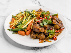 Slow-braised lamb